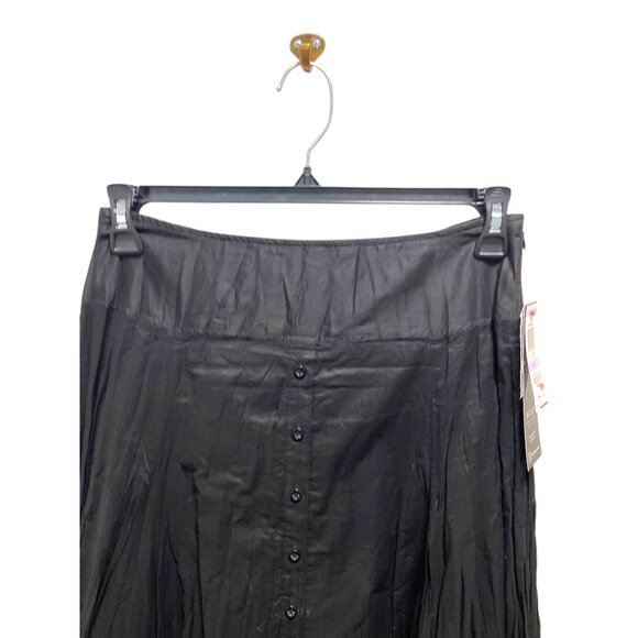 INC International Concepts Maxi Skirt Black Size 6 NWT Y2K - Picture 6 of 13